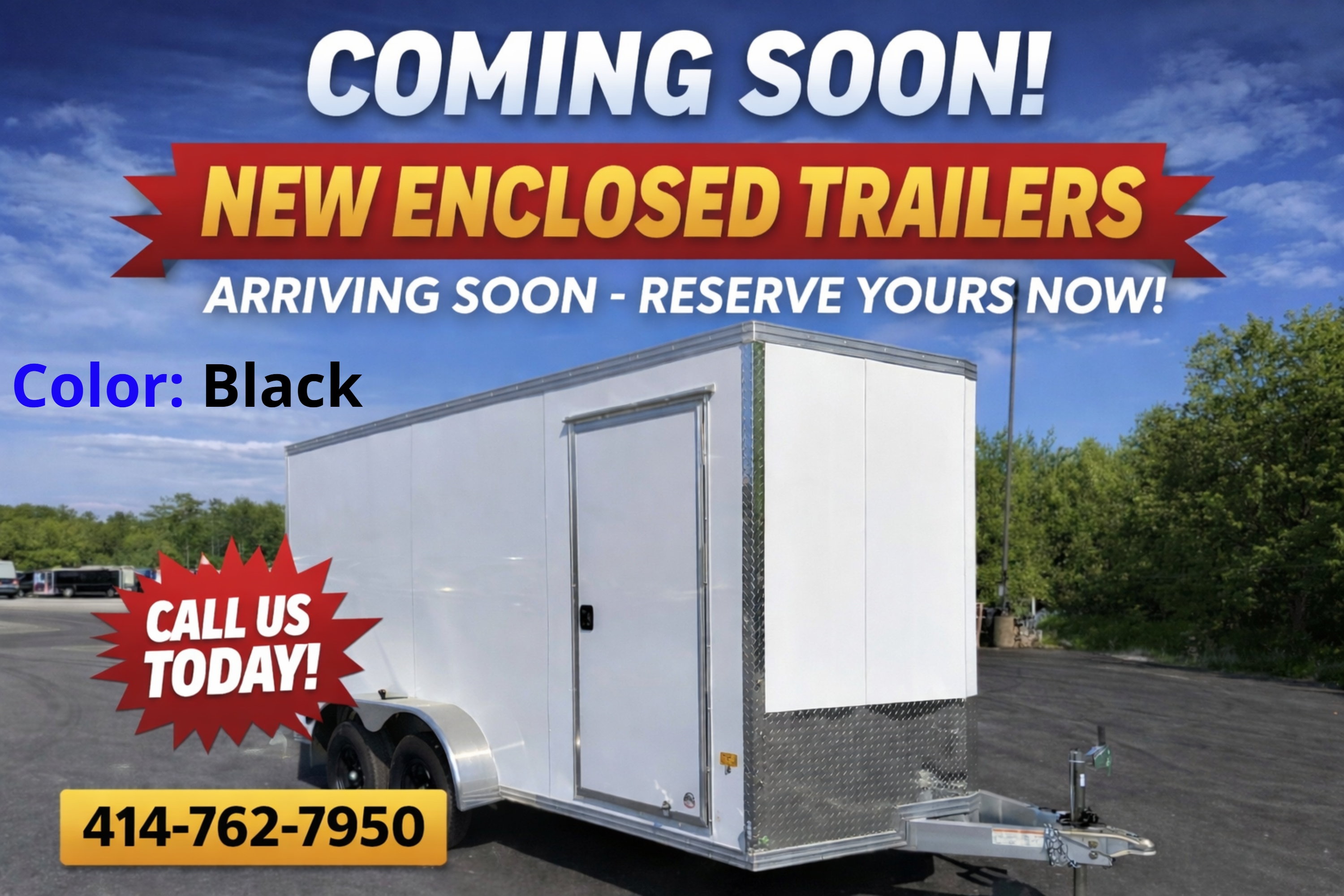 CargoPro Stealth 7x14 All Aluminum Tandem Axle Cargo Trailer with Ramp Door & 6" Extra Height- Black